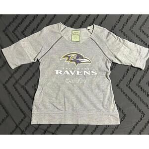 Vintage NFL Baltimore Ravens Tommy Bahama Raglan Football T-Shirt Women’s Medium